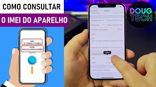 Como encontrar o IMEI e Verificar BLOQUEIO no iPhone [upl. by Amaleta]