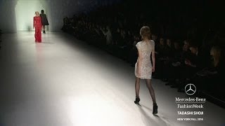 TADASHI SHOJI MERCEDESBENZ FASHION WEEK Fall 2014 COLLECTIONS [upl. by Atneciv697]