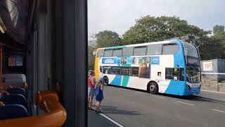 Stagecoach Grimsby Enviro 200MMC 26259 YW19 VRG route 6 between Cleethorpes Pier and Clee Road [upl. by Iel]