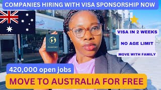 AUSTRALIA FREE VISA SPONSORSHIP JOBS labour shortage jobs  how to apply  skilled amp unskilled jobs [upl. by Tayib202]