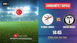 İSTANBUL BAROSU  ANKARA BAROSU  GÜMÜŞ KUPA YARI FİNAL [upl. by Lhamaj]