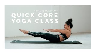 QUICK CORE YOGA CLASS  10 MINS  2020 [upl. by Soiritos]