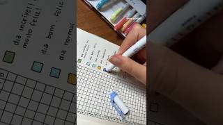 fazendo meu Year In Pixels do bullet journal bulletjournal bujo estudos planner [upl. by Rox937]