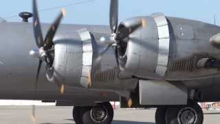 B29 SuperFortress Engine Start  Maintenance Check Flight [upl. by Kcirderf]