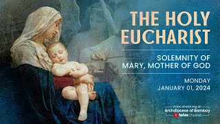 Archdiocese of Bombay  New Years Mass  January 1 2024  Solemnity of Mary Mother of God [upl. by Cesaro]