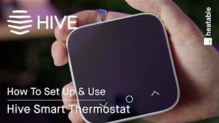 Hive Smart Thermostat Instructions  Step By Step Guide [upl. by Terrye]