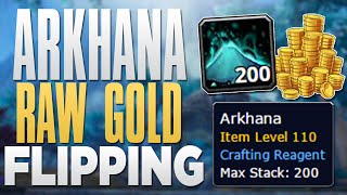 WoW Gold Farming Legion Raw Gold Arkhana Flipping  Enchanting Gold Guide [upl. by Crescen273]