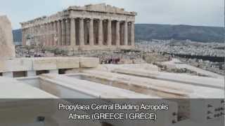 Propylaea Central Building Acropolis Athens GREECE [upl. by Robertson]