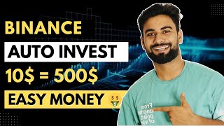 Binance Auto invest Explained 2024  Earn Daily Profit  Vishal Techzone [upl. by Orabla]