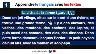 Apprendre le français avec les textes  learn french with text [upl. by Hendry507]