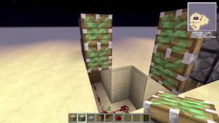 ★ Minecraft 131  How to make a diagonal piston door [upl. by Tedi716]