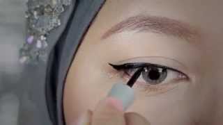 Tutorial Eyeliner Liquid Wardah [upl. by Constantin801]