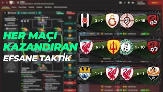 HER MAÇI KAZANDIRAN EFSANE TAKTİK  Football Manager 2024 [upl. by Imotih]