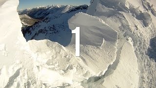 Cornice Explosion at Whitewater Ski Resort [upl. by Tehcac]