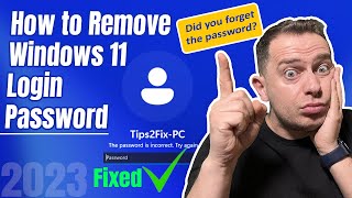 How to remove Windows 11 password Without any Software 2023 Quick Solution [upl. by Swee]