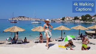 The Best Beaches in Croatia  The Secret of Primoštens Attractiveness Revealed 4k tour [upl. by Cordle]