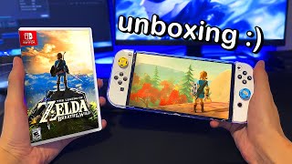 COMPREI Meu TERCEIRO JOGO MÍDIA FÍSICA do NINTENDO SWITCH Zelda BOTW [upl. by Lucais]