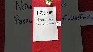 Free WIFI password 😅😅😅 [upl. by Nairrad118]