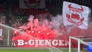 A small taste of a local Norwegian derby 🇳🇴🔥 Bryne FK v Sandnes Ulf Aslo the home of Haaland [upl. by Cleres]