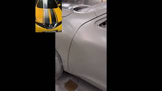 carrestoration Car Change color Nissan Juke carshop repaint automobile carbodyrepair [upl. by Neeloj]