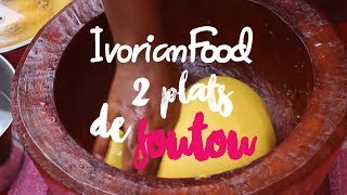 IvorianFood  Recette  FOUTOU de Côte dIvoire [upl. by Arted]