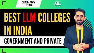 LLM Colleges In India  Top 10 LLM colleges  Best LLM Colleges In India  LLM Course kya hai  CLAT [upl. by Doran]