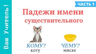 Падежи имени существительного Как ребенку легко выучить падежи [upl. by Noma]