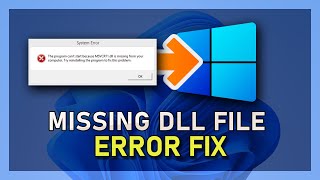 Windows 11  How To Fix Missing DLL Files Error [upl. by Cimah399]