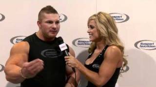 IFBB Pro Flex Lewis and IFBB Pro Stacey OsterThompson  the 2010 Olympia [upl. by Lotte709]