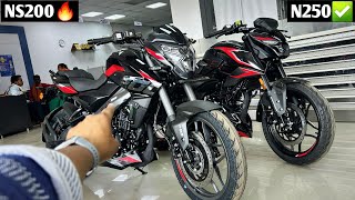 Finally 2024 BAJAJ Pulsar N250 Vs 2024 BAJAJ Pulsar NS200 Best Bike Under 2 Lakhs🔥 [upl. by Maurits]