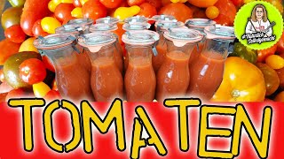 Schnell viele Tomaten haltbar machen Passata  Saft [upl. by Malaspina]