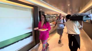 Garden Buffet Walkthrough Aboard the Norwegian Joy [upl. by Antoinetta824]