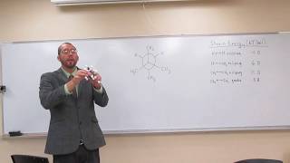 Calculate Strain Energy in Newman Projections 001 [upl. by Tongue]