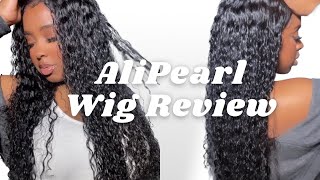 Alipearl Hair Review Natural Curly V Part Wig Install [upl. by Felix]