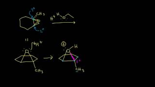 Ring opening reactions of epoxides Acidcatalyzed  Organic chemistry  Khan Academy [upl. by Nirtiak]