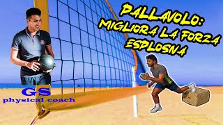 ALLENAMENTO PALLAVOLO 5 esercizi per migliorare la forza esplosiva [upl. by Ailimat995]