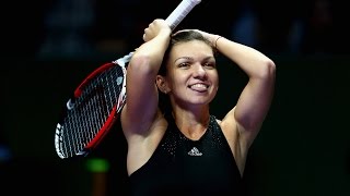 Simona Halep vs Serena Williams  2014 WTA Finals Highlights [upl. by Meehaf6]