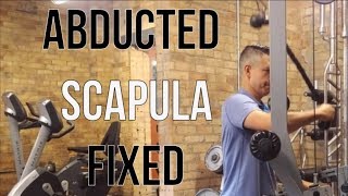 How To Fix Your Abducted Scapula [upl. by Anazraf763]