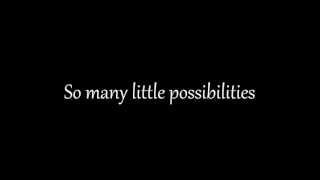 Freddie Stroma  Possibilities lyrics on screen [upl. by Ariet]