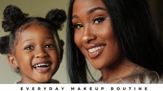 Everyday Flawless Makeup Routine WOC [upl. by Nimoynib]