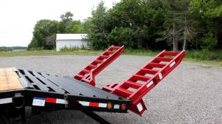 Towmaster Trailers AirLift Ramp Option [upl. by Lizabeth953]