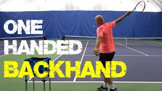 One Handed Backhands Made EASY [upl. by Atined814]