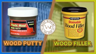 Wood Putty vs Wood Filler Which is Best for Your Woodworking [upl. by Tamberg917]