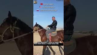 Turkish amp English Ata binmek  to ride a horse [upl. by Latsyc]