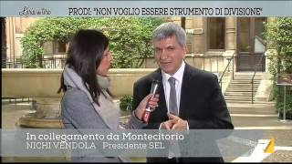 Vendola Se il Pd lo indica Sel voterà Mattarella [upl. by Ennaeiluj]