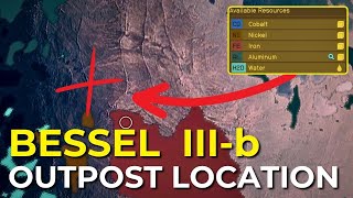 5inone Resources Bessel IIIb Outpost Location in Starfield [upl. by Reldnahc]