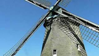 Windmill near Amsterdam Twiske molen Watermill [upl. by Lanuk942]