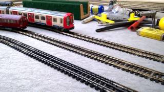 London Underground model railway 00 scale 1938 amp S stock  part 10 [upl. by Ettari]