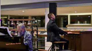 5 Museumnacht met Frank Steijns mobiel carillon en Boudewijn Zwart piano [upl. by Nauqyt673]