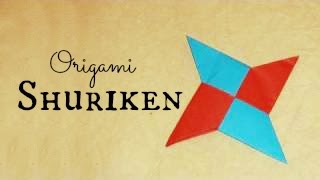 HD ShurikenNinja Star Origami Instructions [upl. by Sochor]